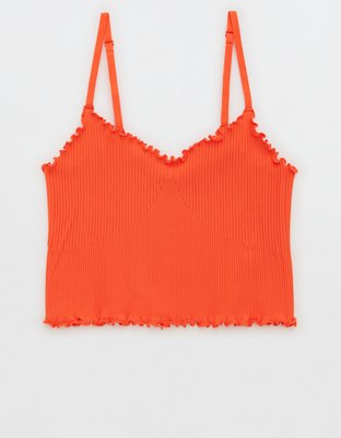 Aerie Seamless Rib Corset Bra Top