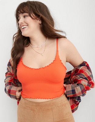 Aerie Seamless Rib Corset Bra Top