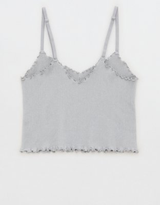 Aerie Seamless Rib Corset Bra Top