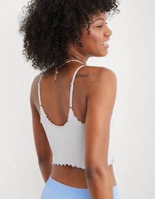 Aerie Seamless Rib Corset Bra Top