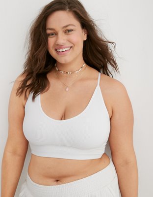 Aerie Seamless Strappy Padded Bralette, Men's & Women's Jeans, Clothes &  Accessories