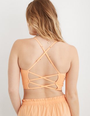 Aerie Seamless Strappy Padded Bralette, Men's & Women's Jeans, Clothes &  Accessories