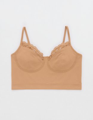 Show Off Rooftop Garden Lace Padded Plunge Bralette