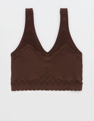 Женские топы Aerie Superchill Seamless Bra Top — фото 3