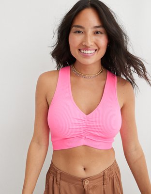 Aerie Superchill Seamless Ribbed Scoop Bralette