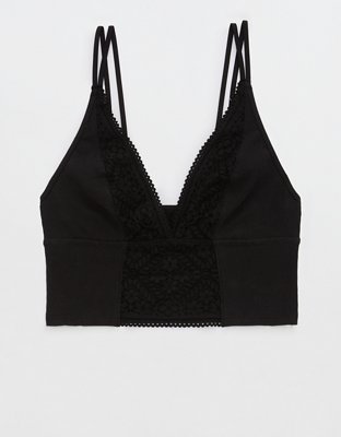 Superchill Cozy Lace Ribbed Bra Top