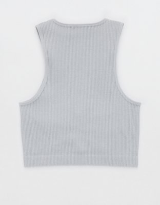 Женские топы Aerie Superchill Seamless Ruched Bra Top — фото 4