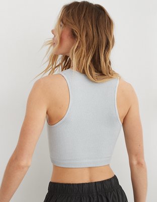 Женские топы Aerie Superchill Seamless Ruched Bra Top — фото 2