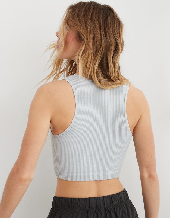 Superchill Seamless Ruched Bra Top