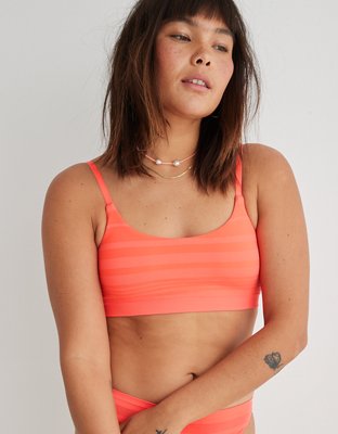 Aerie Seamless Strappy Padded Bralette Gray Size M - $22 (26% Off Retail) -  From Jane