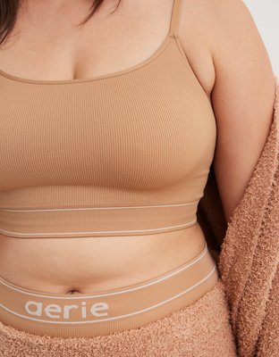 Aerie Superchill Seamless Ruched Bra Top