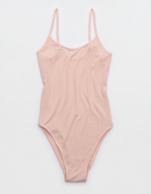 Боди Superchill, модал, в рубчик — Aerie — фото 3