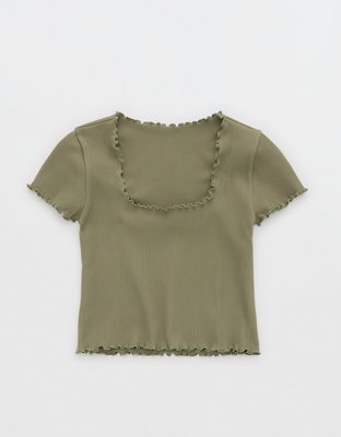 Superchill Top Estilo Bra Seamless con Volantes