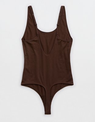 Superchill Seamless Rib Scoop Bodysuit