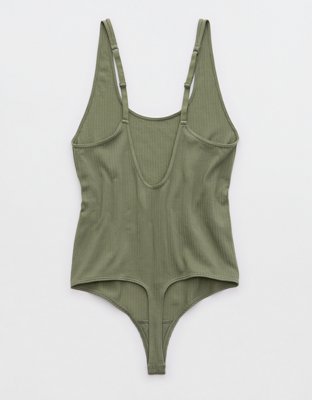 Superchill Seamless Rib Scoop Bodysuit