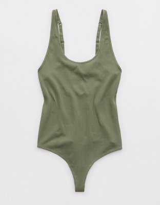 Superchill Seamless Rib Scoop Bodysuit