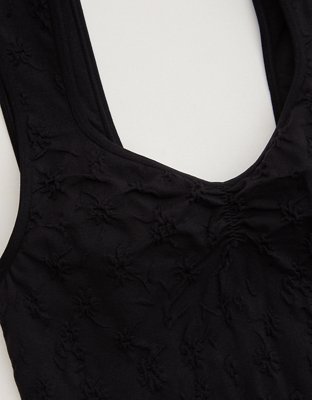 Superchill Seamless Floral Jacquard Bra Top