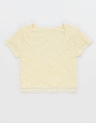 Superchill Floral Seamless Cap Sleeve Top