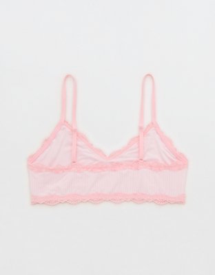 OVERSLEPT By Aerie Modal Lace Trim Bralette