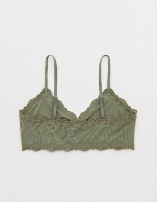OVERSLEPT By Aerie Modal Lace Trim Bralette