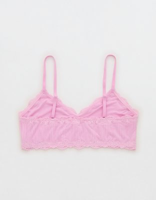 OVERSLEPT By Aerie Modal Lace Trim Bralette