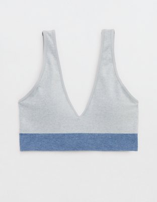 Superchill Seamless Padded Plunge Bralette