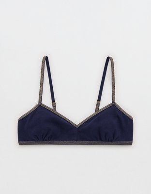 Superchill Shine Pointelle Triangle Bralette