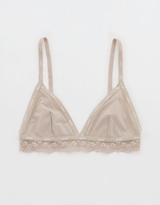 Superchill Cotton Lace Trim Bralette
