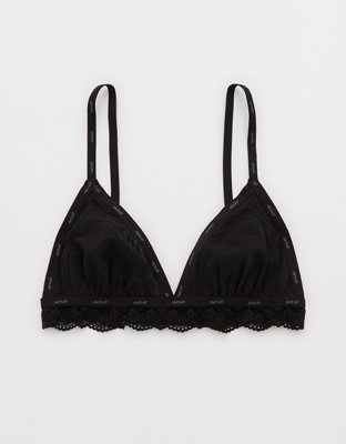 Superchill Cotton Lace Trim Bralette