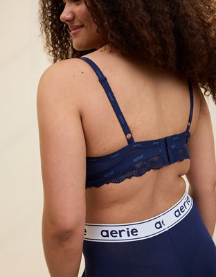 Superchill Cotton Lace Trim Bralette