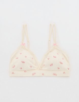 Superchill Pointelle Padded Triangle Bralette