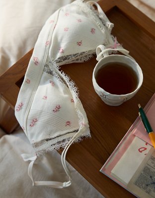 Superchill Pointelle Padded Triangle Bralette