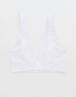 Superchill Cotton Seamless Plunge Bralette