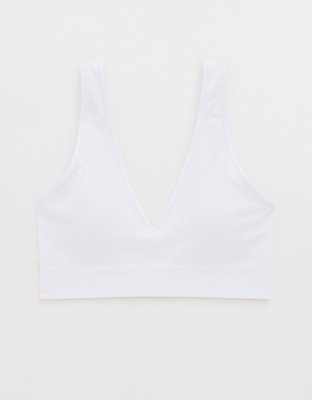 Superchill Cotton Seamless Plunge Bralette