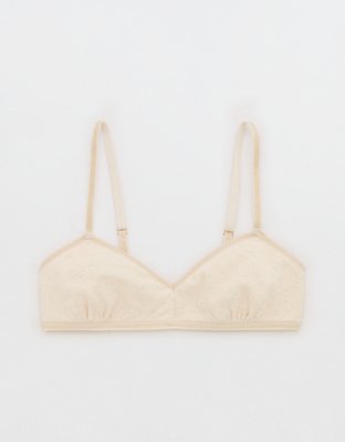 Superchill Cotton Ruched Picot Thong Underwear