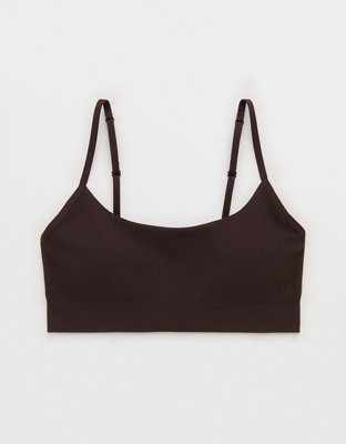 Superchill Seamless Rib Padded Scoop Bralette