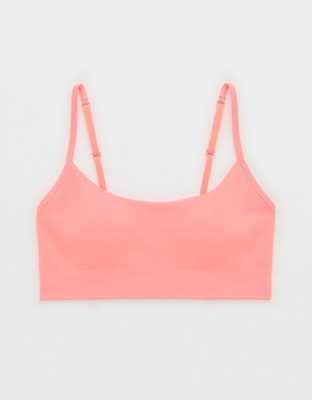 Superchill Seamless Rib Padded Scoop Bralette