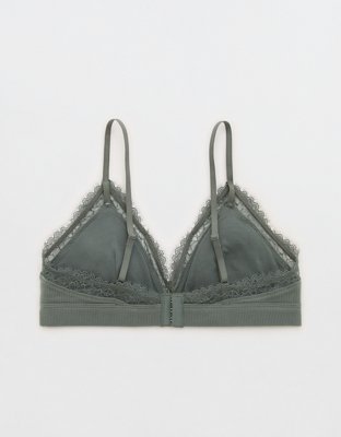 Superchill Cotton Rib Padded Triangle Bralette