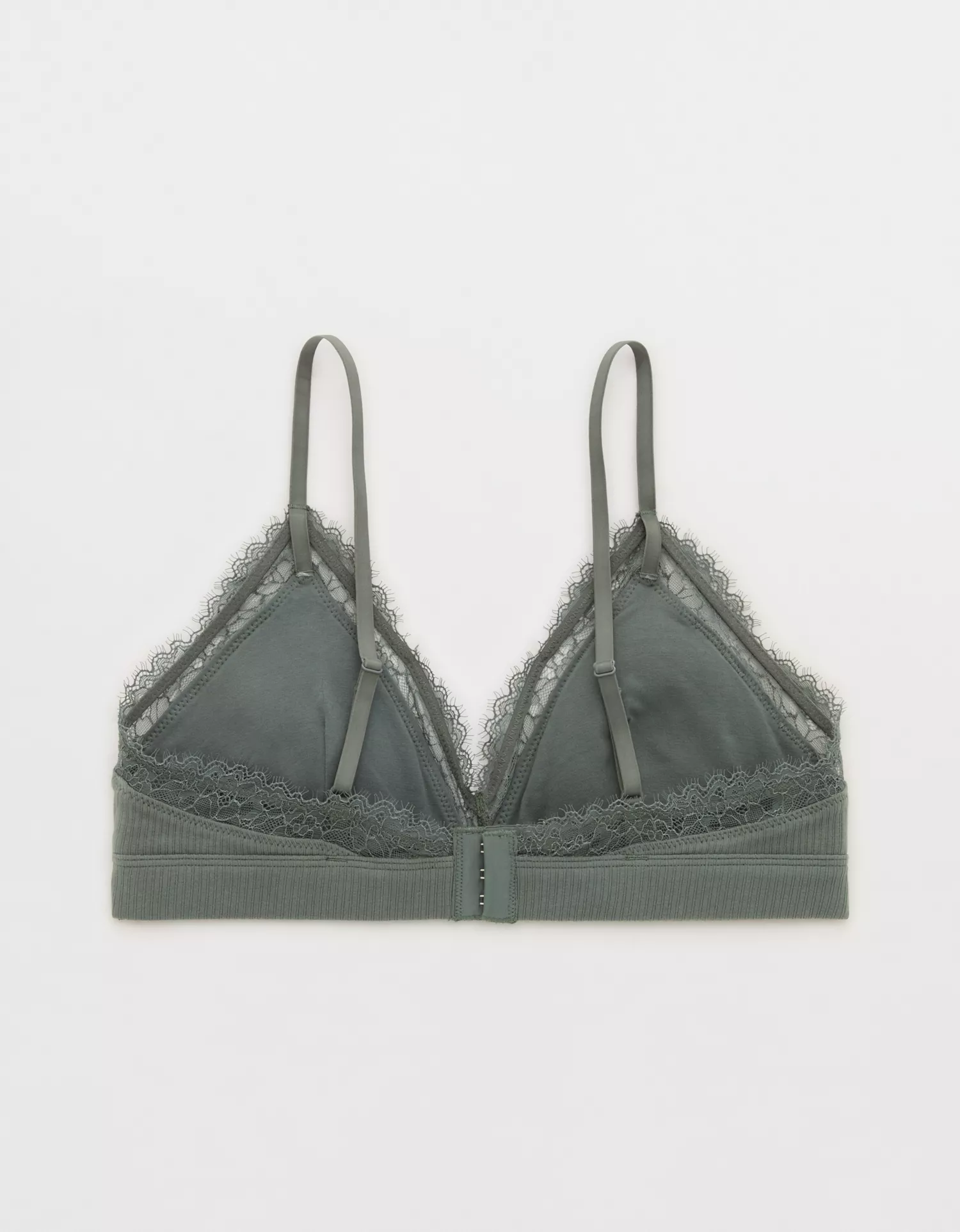 Superchill Cotton Rib Padded Triangle Bralette - thumbnail 9