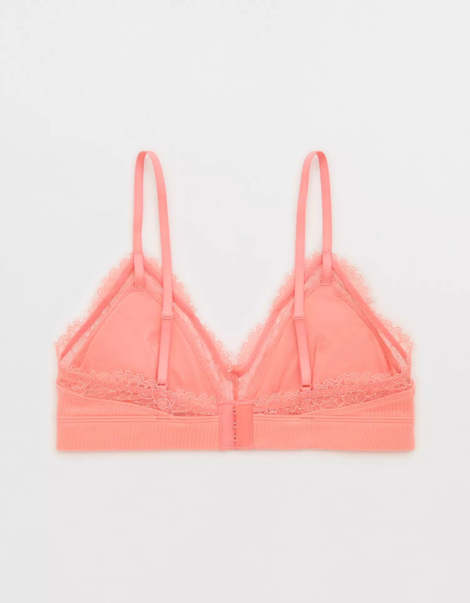 Superchill Cotton Rib Padded Triangle Bralette - thumbnail 4
