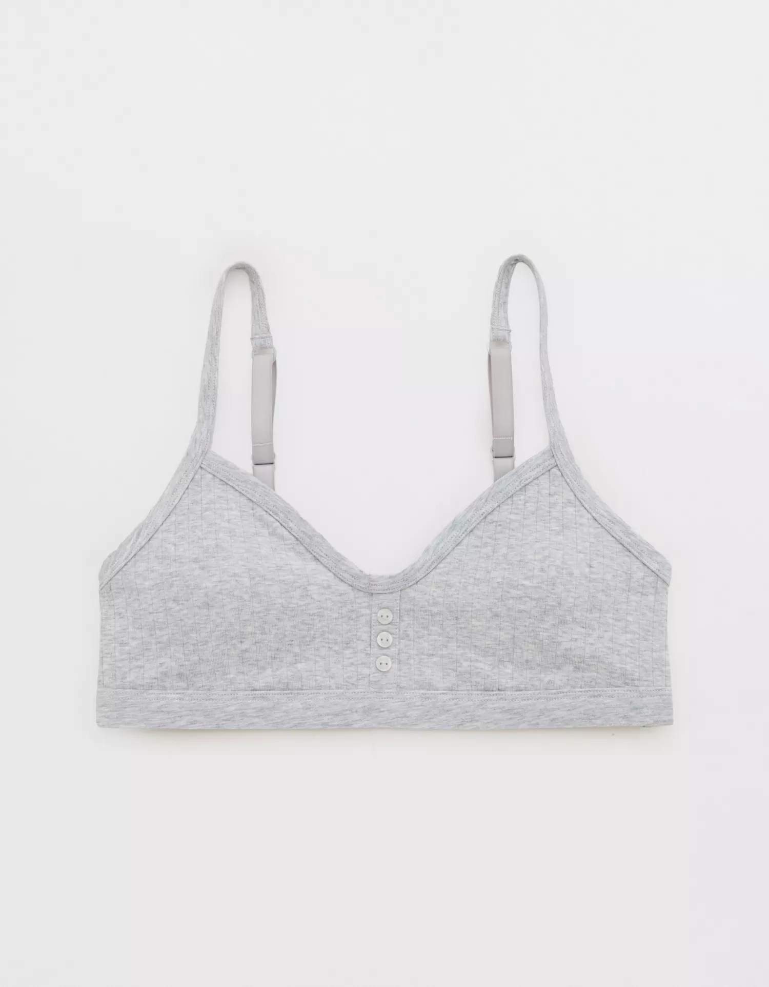 Superchill Cotton Rib Padded Bralette - thumbnail 9