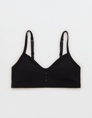 Superchill Cotton Rib Padded Bralette