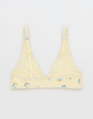 OVERSLEPT by Aerie Cotton Plunge Bralette