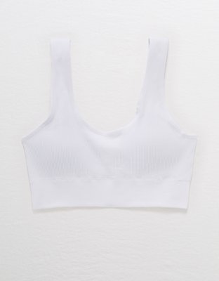 white zip up sports bra