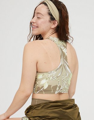 OFFLINE By Aerie Real Me Racerback Longline Sports Bra