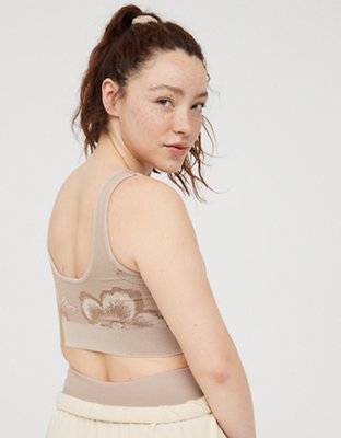 OFFLINE By Aerie Seamless Floral Sports Bra