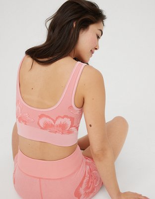 OFFLINE By Aerie Seamless Floral Sports Bra