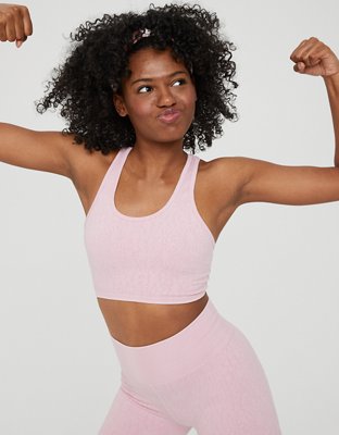 Shop OFFLINE By Aerie Totally! Textured Seamless Racerback Sports