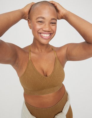 OFFLINE By Aerie Seamless Washed Rib Sports Bra