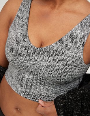 OFFLINE Herringbone Jacquard Longline Sports Bra
